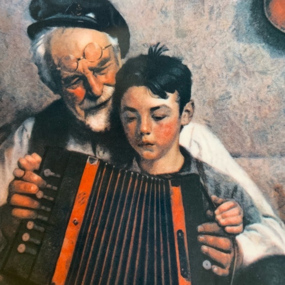 Norman Rockwell plate - Picture 3 of 5